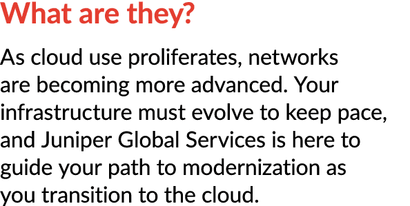 What are they? As cloud use proliferates, networks are becoming more advanced. Your infrastructure must evolve to kee...