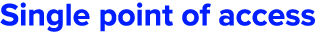 Single point of access