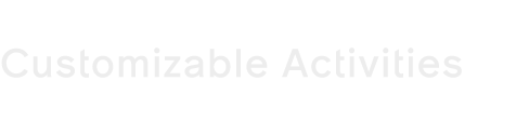 Customizable Activities