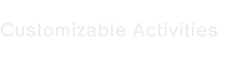 Customizable Activities