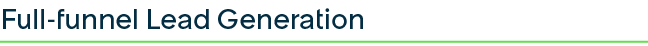 Full funnel Lead Generation