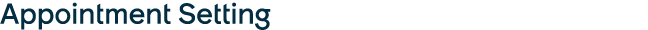 Appointment Setting 