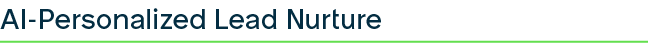 AI Personalized Lead Nurture